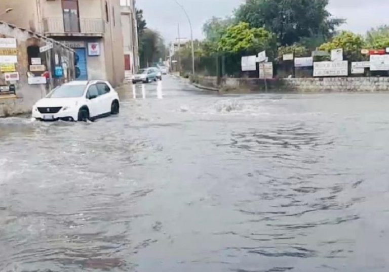 METEO – NUBIFRAGIO da RECORD si abbatte su Cerignola con DISAGI e ALLAGAMENTI, rinviata Cerignola-Brindisi