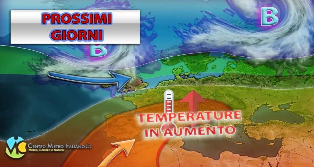 Temperature in aumento nei prossimi giorni ecco la tendenza - Centro Meteo Italiano