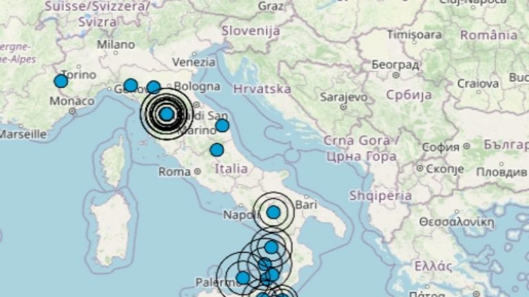Terremoto, ancora scosse in serata in Italia: sequenza sismica in corso in Toscana. I dati ufficiali INGV
