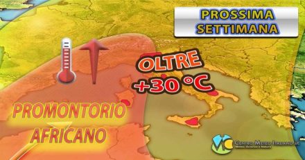 METEO - SQUILLO dell'ESTATE, IMPONENTE ANTICICLONE in arrivo la PROSSIMA SETTIMANA, i dettagli