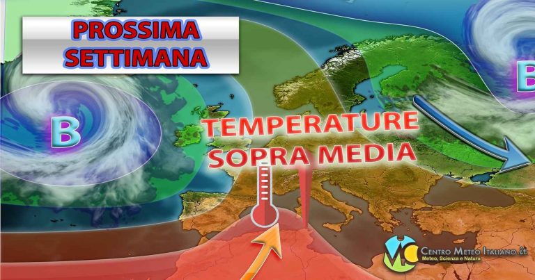 METEO ITALIA – Weekend INSTABILE a seguire brusco attacco dell’ESTATE, con temperature elevate