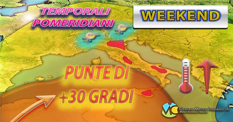 METEO – FLUSSO PERTURBATO spezza in due l’ITALIA nel WEEKEND: da una parte il CALDO ESTIVO, dall’altra il MALTEMPO: i dettagli METEO – FLUSSO PERTURBATO spezza in due l’ITALIA nel WEEKEND: da una parte il CALDO ESTIVO, dall’altra il MALTEMPO: i dettagli
