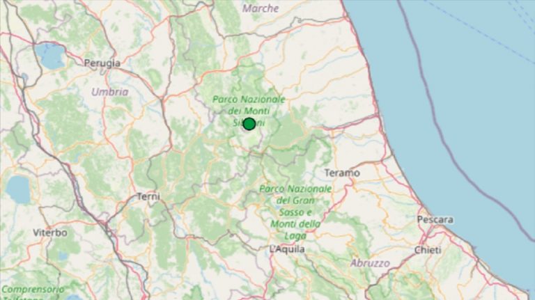 Terremoto nelle Marche oggi, martedì 17 maggio 2022: scossa M 2.2 in provincia Macerata | Dati INGV