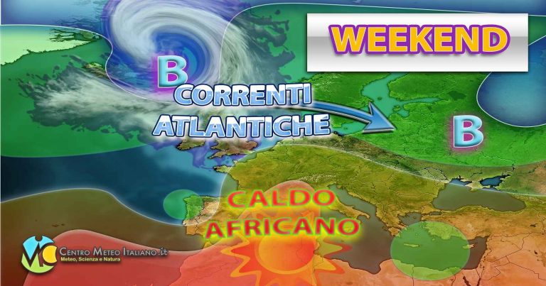 METEO – CALDO ROVENTE in arrivo in ITALIA nel WEEKEND, ma occhio all’INSIDIA MALTEMPO: i dettagli