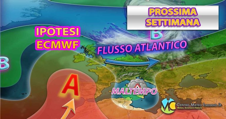 METEO – ESTATE respinta la PROSSIMA SETTIMANA con l’arrivo di una GOCCIA FREDDA sull’ITALIA, i dettagli