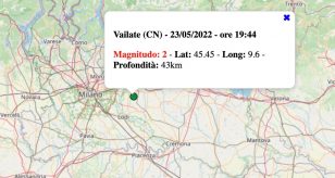 terremoto oggi lombardia 23 maggio 2022