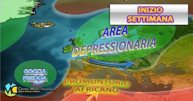 METEO – Prossima settimana ITALIA tra rimonta dell’anticiclone AFRICANO e correnti atlantiche. Ecco la TENDENZA