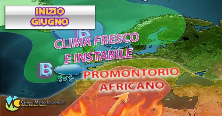 METEO – Residuo MALTEMPO in arrivo, poi SUPER ANTICICLONE in elevazione in ITALIA, i dettagli