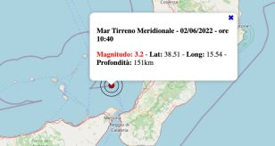terremoto italia giovedì 2 giugno 2022