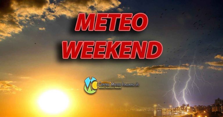 METEO WEEKEND – Instabilità in aumento, ACQUAZZONI e TEMPORALI in arrivo su alcune regioni con lieve CALO TERMICO METEO WEEKEND – Instabilità in aumento, ACQUAZZONI e TEMPORALI in arrivo su alcune regioni con lieve CALO TERMICO
