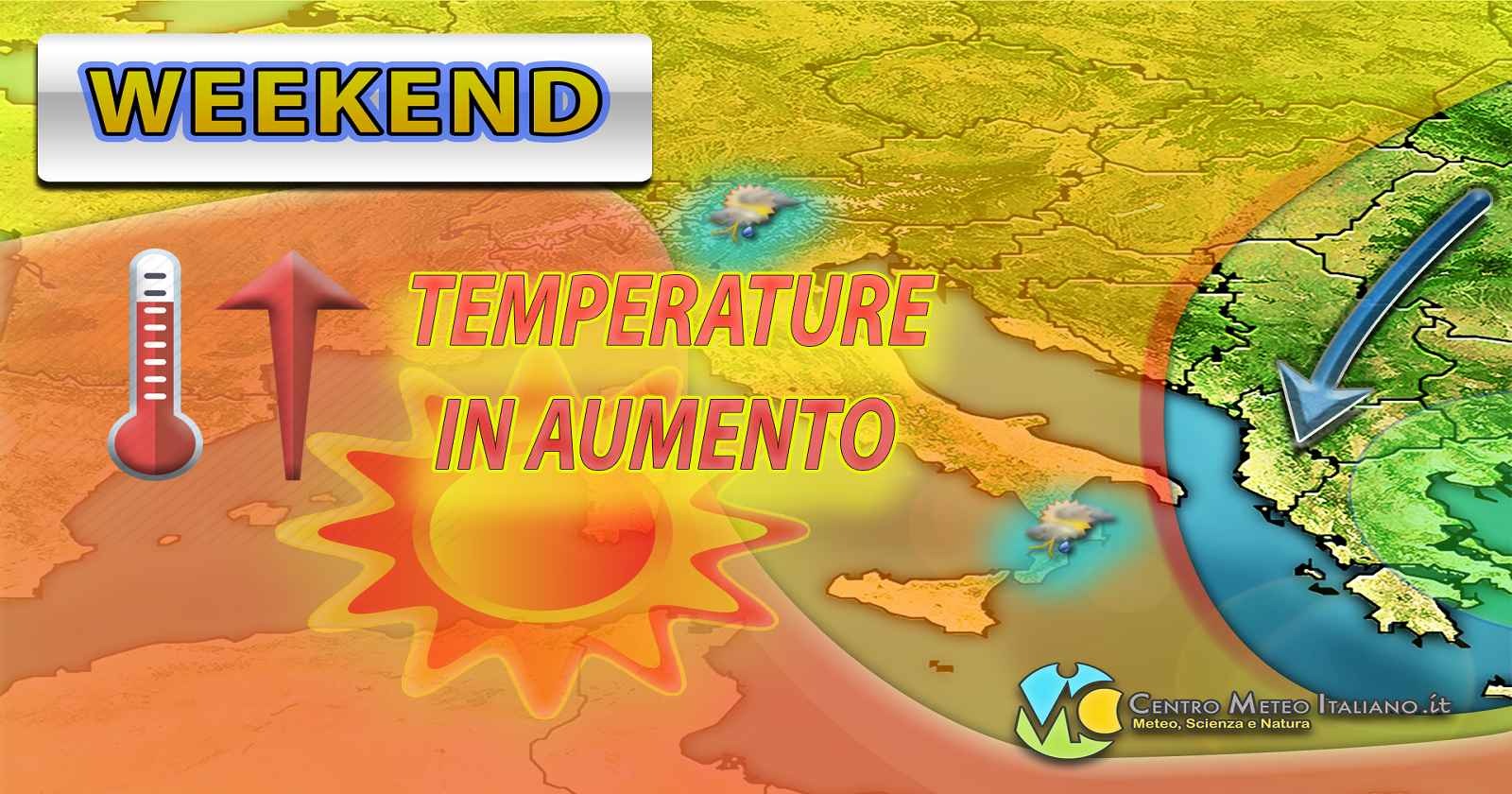 METEO - L'ESTATE riparte nel WEEKEND con ALTA PRESSIONE in elevazione e TEMPERATURE in aumento: i dettagli