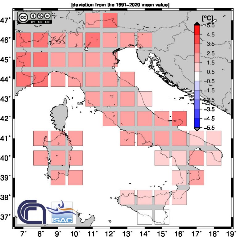 METEO ITALIA – Maggio 2022 il secondo più CALDO dal 1800, prosegue la siccità; i dati del CNR