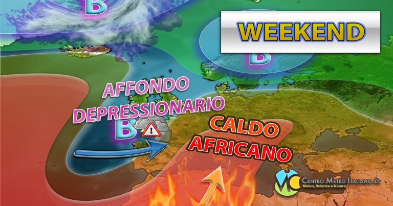 METEO ITALIA – prosegue l’ondata di CALDO fino al WEEKEND, attenzione ai TEMPORALI pomeridiani su queste zone