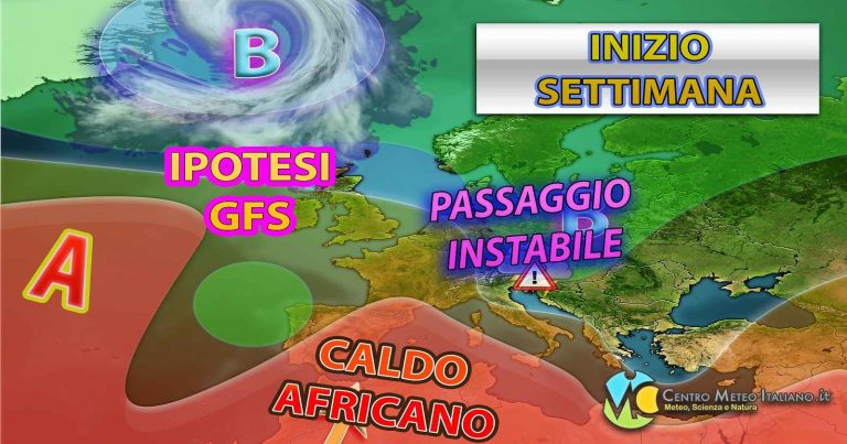 METEO – BLACK-OUT dell’ESTATE in arrivo la PROSSIMA SETTIMANA con TEMPORALI e CROLLO TERMICO? La tendenza