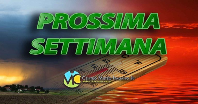 METEO – ITALIA tra FORTI TEMPORALI e CALDO AFRICANO la prossima settimana, i dettagli METEO – ITALIA tra FORTI TEMPORALI e CALDO AFRICANO la prossima settimana, i dettagli