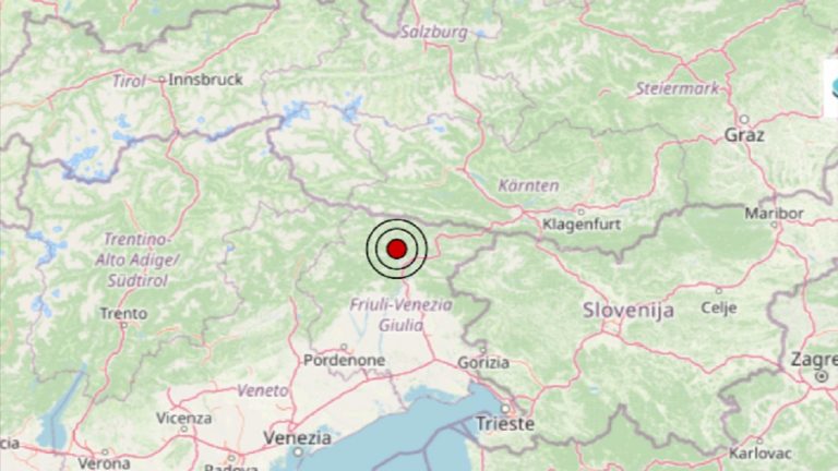 Terremoto oggi in Friuli Venezia Giulia, scossa M 2.7 in provincia di Udine – Dati INGV