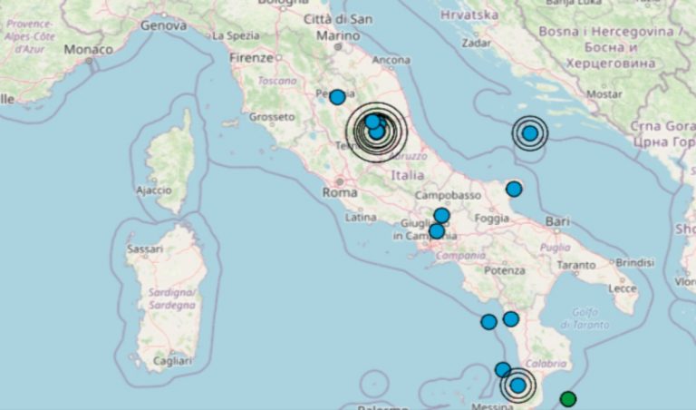 Terremoto oggi in Italia, 26 giugno 2022: le scosse registrate nella giornata di oggi – Dati INGV