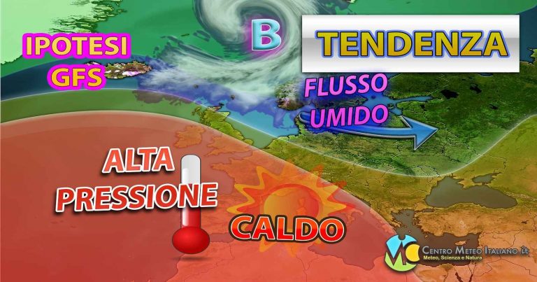 METEO ITALIA – Alta pressione con TEMPERATURE in AUMENTO, ma senza eccessi fino a metà settimana