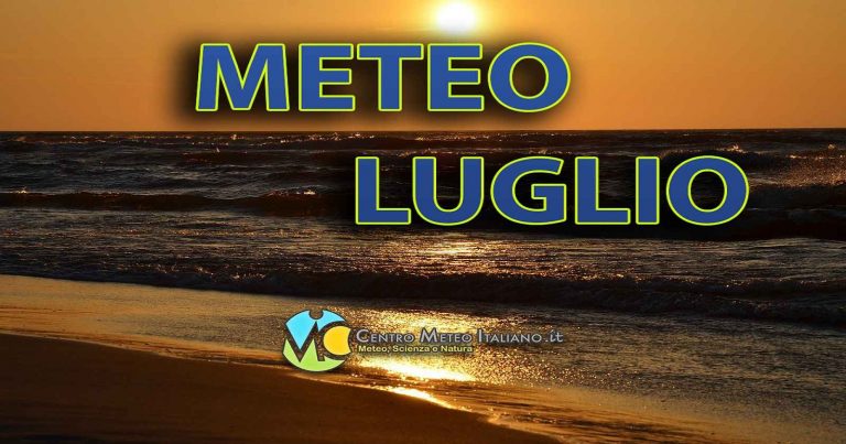 METEO LUGLIO – vasto anticiclone per l’inizio del prossimo mese estivo, ancora CALDO e siccità dominanti