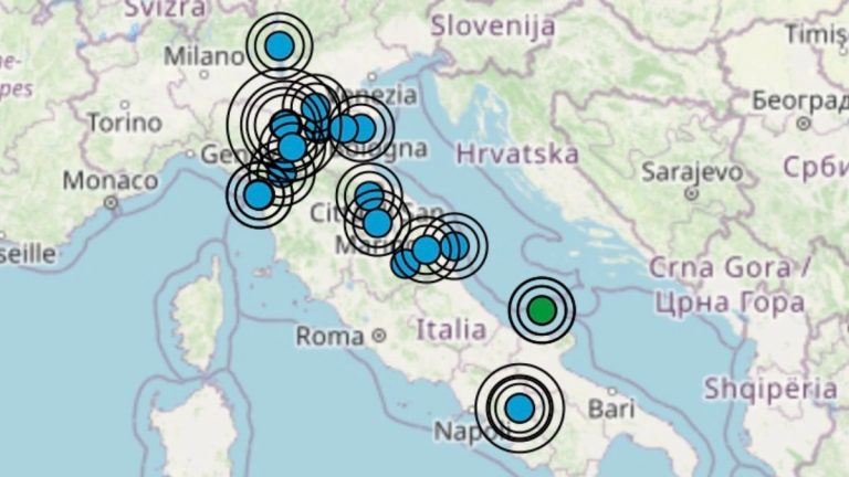 Terremoto in Italia oggi, domenica 10 luglio 2022: scossa M 2.3 sul Mar Adriatico Centrale | Dati INGV Terremoto in Italia oggi, domenica 10 luglio 2022: scossa M 2.3 sul Mar Adriatico Centrale | Dati INGV