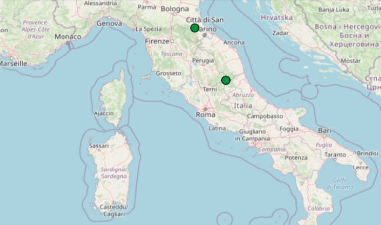 Terremoto oggi in Emilia Romagna, 15 luglio 2022: scossa M 2.1 in provincia di Forlì-Cesena – Dati INGV