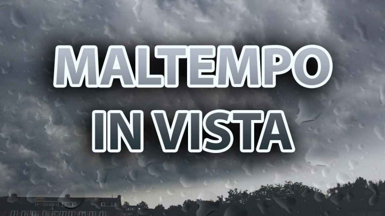 METEO – Intensa ondata di MALTEMPO a partire dal WEEKEND con PIOGGE, TEMPORALI e possibili NUBIFRAGI