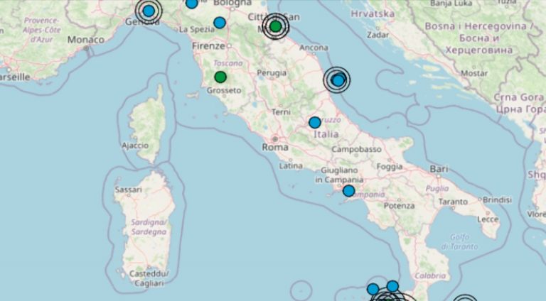 Terremoto oggi Italia, 24 luglio 2022: le ultime scosse registrate in giornata – Dati INGV