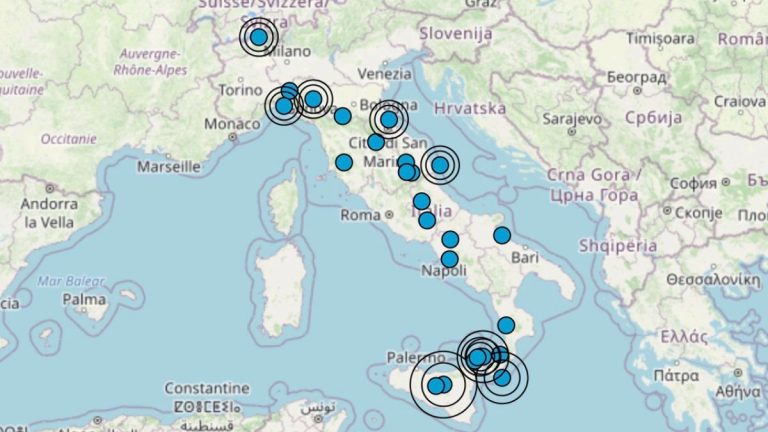 Terremoto in Italia oggi, giovedì 28 luglio 2022: le scosse più importanti del giorno