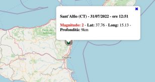 terremoto oggi sicilia domenica 31 luglio 2022