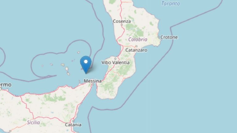 Terremoto in Sicilia oggi, sabato 6 agosto 2022: scossa M 2.5 sulla costa messinese | Dati INGV