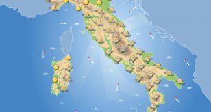 Previsioni meteo in Italia per domani 9 agosto 2022