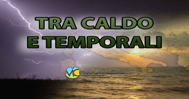 Meteo – Italia divisa in due: temporali al nord, caldo al sud