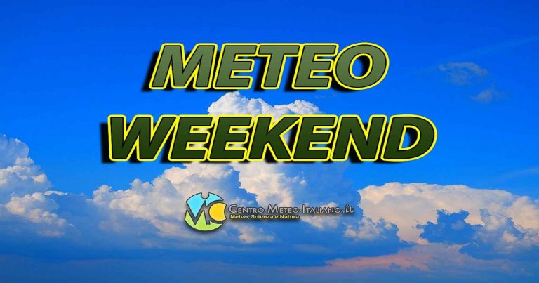 Meteo weekend – Tempo stabile e sole prevalente in tutta Italia con clima mite grazie all’anticiclone africano