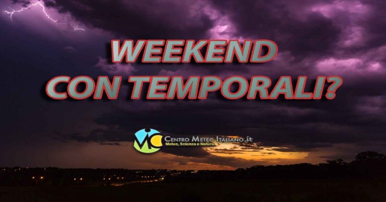 METEO WEEKEND – tornano acquazzoni e TEMPORALI anche al Nord ITALIA, ecco l’evoluzione attesa METEO WEEKEND – tornano acquazzoni e TEMPORALI anche al Nord ITALIA, ecco l’evoluzione attesa