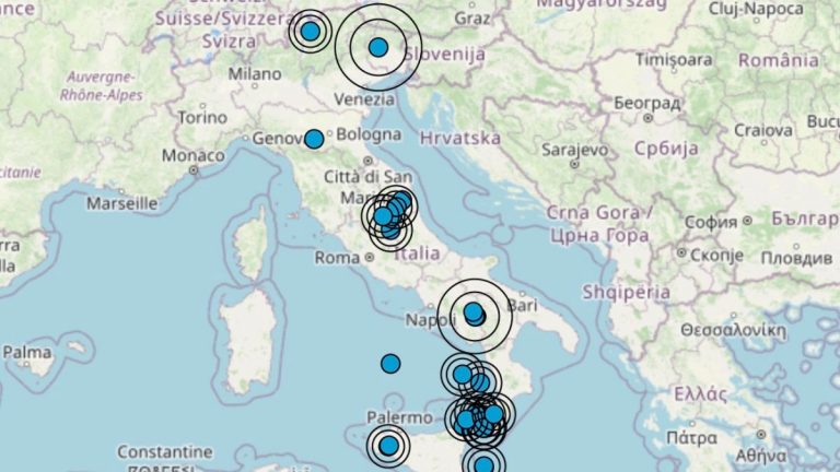 Terremoto in Puglia oggi, lunedì 29 agosto 2022: scossa M 3.0 in provincia Foggia | Dati INGV