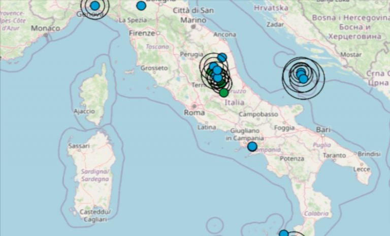 Terremoto oggi Italia, 7 settembre 2022: le ultime scosse registrate – Dati INGV