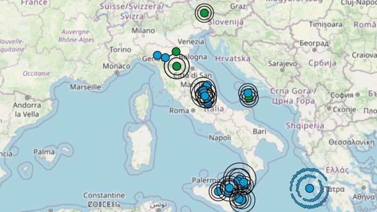Terremoto in Toscana oggi, sabato 10 settembre 2022: scossa M 2.7 in provincia di Firenze | Dati INGV