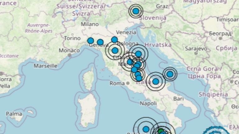 Terremoto in Italia oggi, 14 settembre 2022, scossa M 2.0 sul mar Tirreno – Dati Ingv