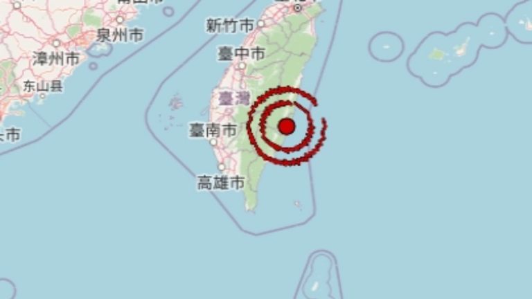 Terremoto oggi, lunedì 19 settembre 2022: forte scossa M 5.8 a Taiwan – Dati Ingv