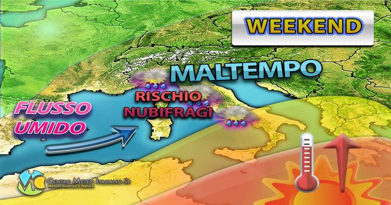 METEO – La FURIA dell’AUTUNNO si abbatte sull’ITALIA dal WEEKEND con possibili NUBIFRAGI e CROLLO TERMICO