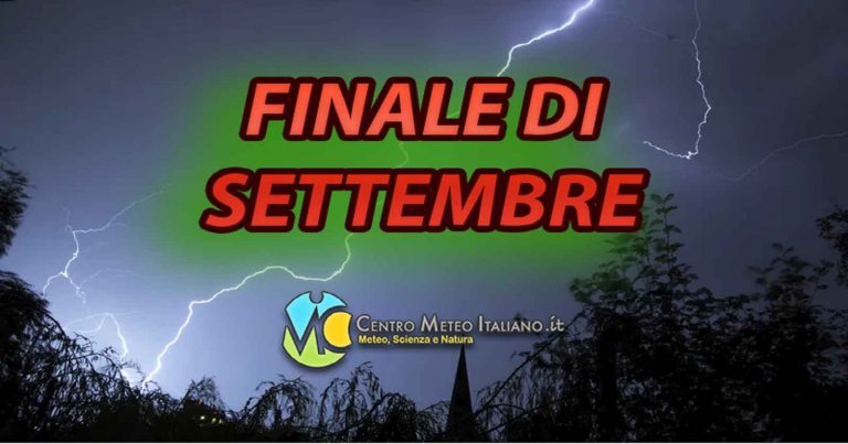 METEO ITALIA – Arriva una lunga fase di MALTEMPO AUTUNNALE con PIOGGE, TEMPORALI e possibili NUBIFRAGI