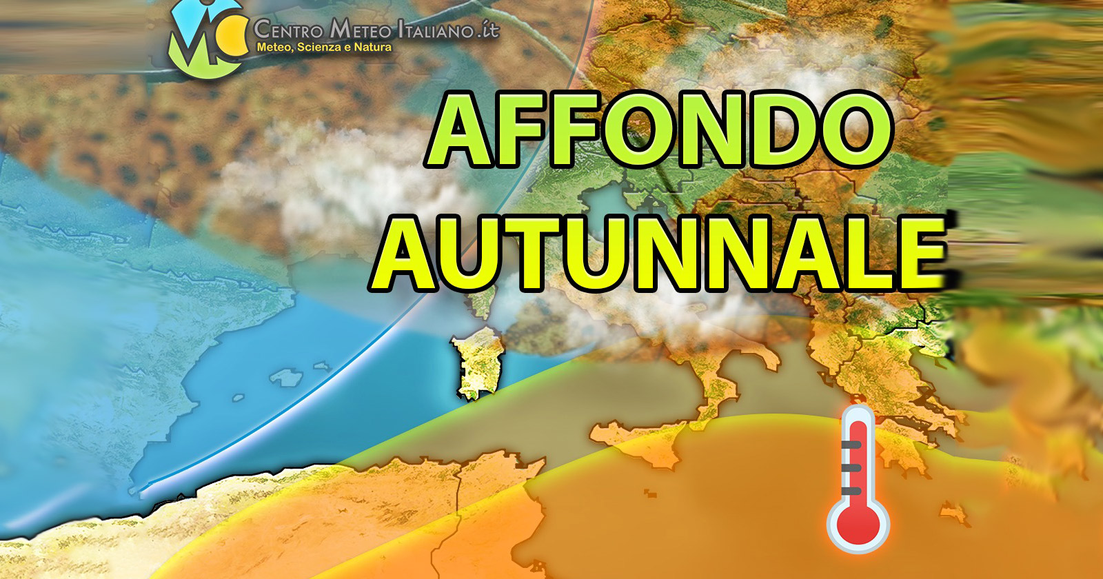 Meteo autunnale sull'Italia