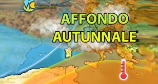 Meteo autunnale sull'Italia