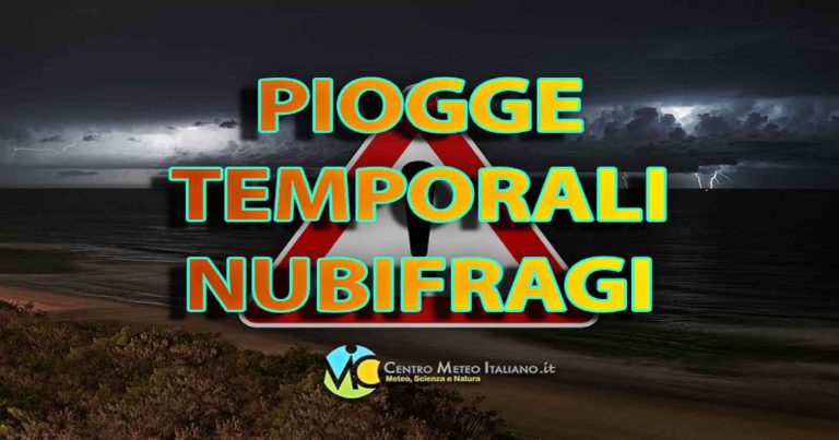 Meteo – Forte ondata di maltempo tra domani e giovedì con temporali anche intensi ed elevato rischio nubifragi Meteo – Forte ondata di maltempo tra domani e giovedì con temporali anche intensi ed elevato rischio nubifragi
