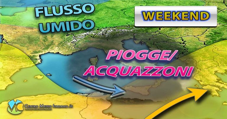 METEO – Nuovo IMPULSO di MALTEMPO in arrivo nel primo WEEKEND di OTTOBRE con forti TEMPORALI, poi subito miglioramento: i dettagli