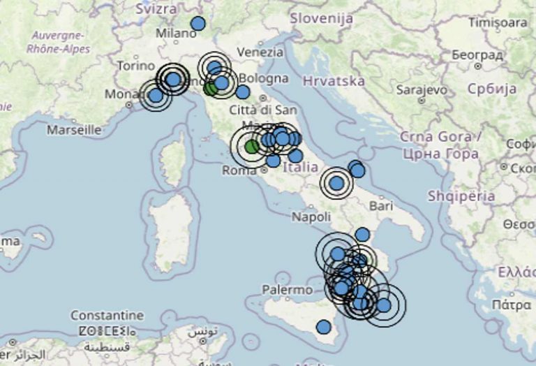 Terremoto nel Lazio oggi, domenica 2 ottobre 2022: scossa M 2.7 in provincia di Viterbo – Dati INGV