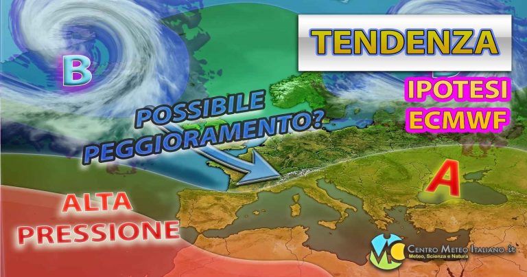 Meteo – Tempo stabile in Italia fino al weekend, ma nella prossima settimana potrebbero tornare le piogge