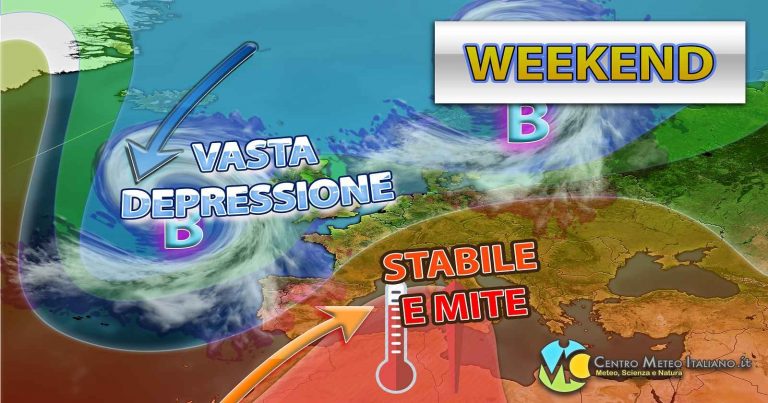Meteo – Anticiclone in elevazione nel Weekend porterà maggiore stabilità e clima mite: i dettagli Meteo – Anticiclone in elevazione nel Weekend porterà maggiore stabilità e clima mite: i dettagli