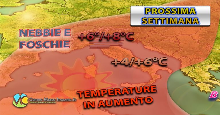 Meteo – Caldo anomalo con valori massimi anche superiori ai +25°C, i dettagli