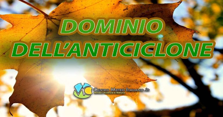 Meteo – Autunno in affanno, possibile stop delle piogge prolungato; le ultimissime